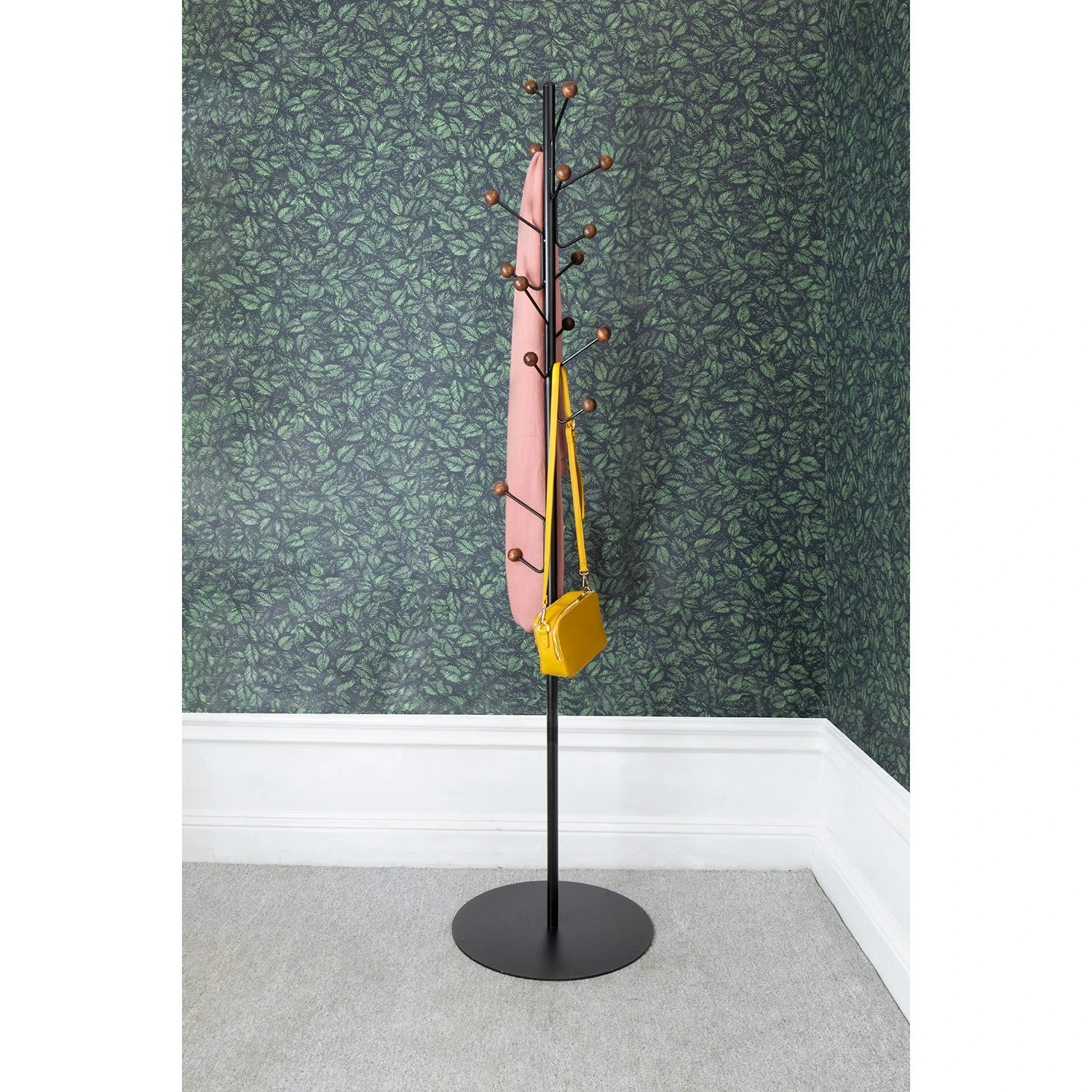 Maze Bill Floor Hanger Hook, Black/Brown 4 Maze Bill Floor Hanger Hook, Black/Brown - Image 2