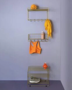 Maze Downtown Shoe Rack, Brass -Gubi Furni Sales maze downtown shoe rack 18