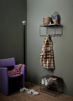 Maze Downtown Shoe Rack, Green Grey -Gubi Furni Sales maze downtown shoe rack 9