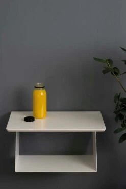 Maze Edgy Shelf, White -Gubi Furni Sales maze edgy shelf bed side table 5