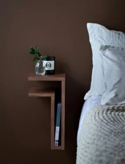 Maze F-Shelf Wall Shelf Left, Walnut -Gubi Furni Sales maze f shelf left 7