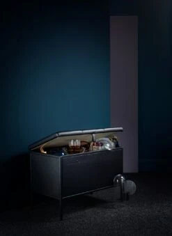 Maze Frank Storage Bench, Black/Black -Gubi Furni Sales maze frank storage bench 23