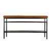 Maze Nancy Bench, Black/Cognac