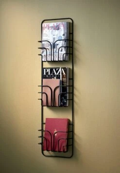 Maze Now Magazine Holder, Black -Gubi Furni Sales maze now magazine holder 14