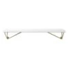 Maze Pythagoras Shelf XS, White/Matte Brass -Gubi Furni Sales maze pythagoras xs shelf 12