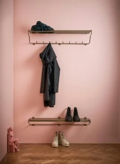 Maze Shoe Shelf L, Brass -Gubi Furni Sales maze shoe shelf l 20