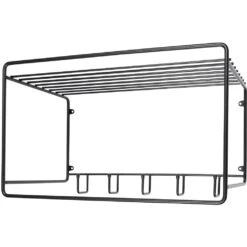 Maze Uptown Hat Rack, Black