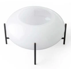 Menu Echasse Hurricane Tea Light Holder, Opal/Bronzed Brass