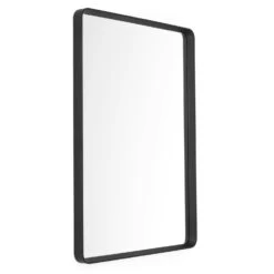 Menu Norm Wall Mirror Rectangular, Black