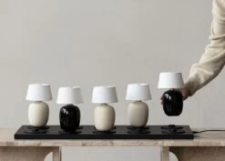 Menu Torso Lamp Portable Ø11,7 Cm, Black -Gubi Furni Sales menu torso lamp portable 117 cm 1