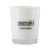 Meraki Scented Candle 5,5x6,7 Cm Fresh Cotton -Gubi Furni Sales meraki meraki scented candle fresh cotton 2