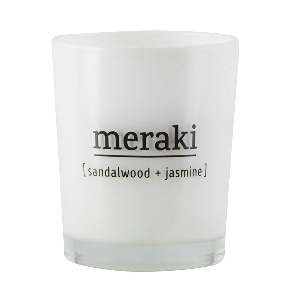 Meraki Scented Candle 5,5x6,7 Cm Sandalwood & Jasmine 3 Meraki Scented Candle 5,5x6,7 Cm Sandalwood & Jasmine