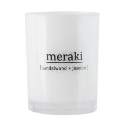 Meraki Scented Candle 8x10,5 Cm Sandalwood & Jasmine