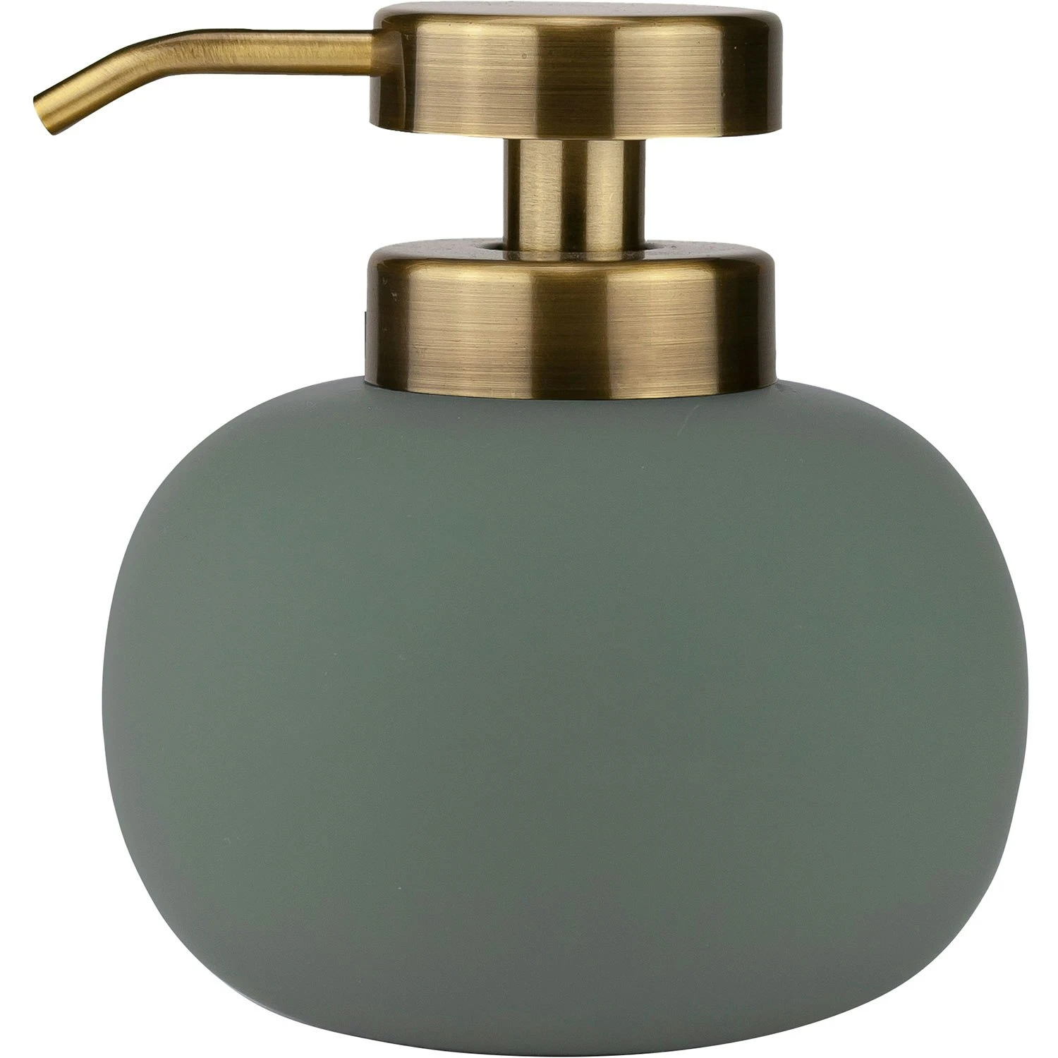 Mette Ditmer Lotus Soap Dispenser Low, Frost Green 3 Mette Ditmer Lotus Soap Dispenser Low, Frost Green