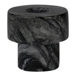 Mette Ditmer Marble Candle Holder Small, Grey