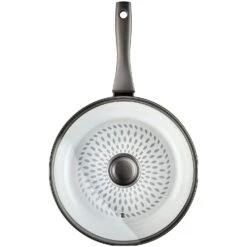 Meyer Earth Pan Frying Pan With Lid 28 Cm -Gubi Furni Sales meyer earthpan frying pan with lid 28cm 3