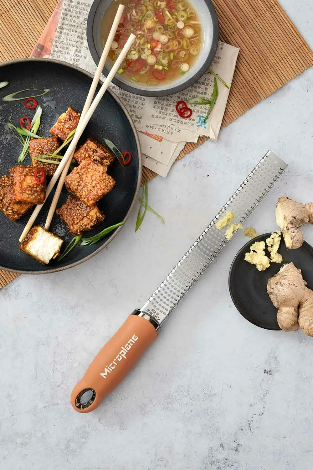 Microplane Premium Classic Zester, Cinnamon 8 Microplane Premium Classic Zester, Cinnamon - Image 6