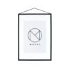 Moebe Frame A3 31,7x44 Cm, Black