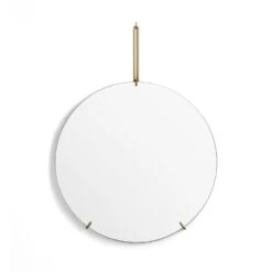 Moebe Wall Mirror Ø70, Brass