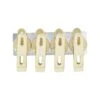 Clips Magnets 4-pack, Brass -Gubi Furni Sales monograph clips magnets 4 pcs 2