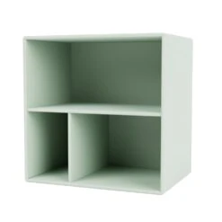 MONTANA Mini 1102 Shelf With Compartments, Mist Green