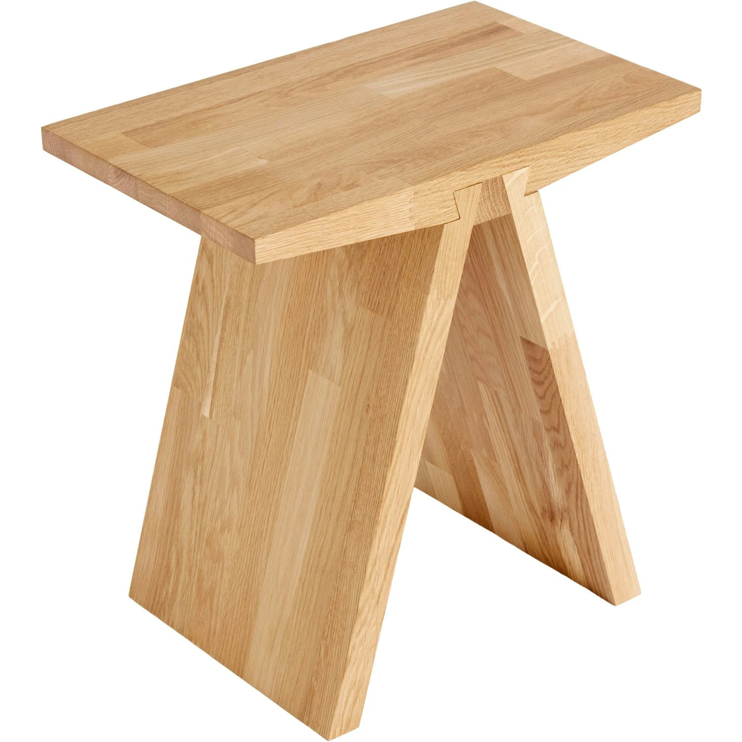 Muubs Angle Stool Solid Oak, Natural / Oil 4 Muubs Angle Stool Solid Oak, Natural / Oil - Image 2