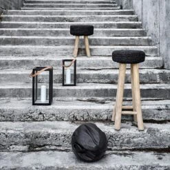 Muubs Storm Lantern Black, L -Gubi Furni Sales muubs storm lantern black 2