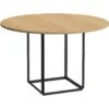 New Works Florence Dining Table 120 Cm, Natural Oak / Black -Gubi Furni Sales new works florence dining table 120 cm 5