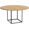 New Works Florence Dining Table 145 Cm, Natural Oak / Black -Gubi Furni Sales new works florence dining table 145 cm 4