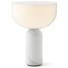 New Works Kizu Portable Table Lamp, White Marble 1 New Works Kizu Portable Table Lamp, White Marble -Gubi Furni Sales new works kizu portable 0