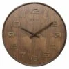 NeXtime Wood Wood Wall Clock Medium, Brown -Gubi Furni Sales nextime wood wood wall clock medium 1