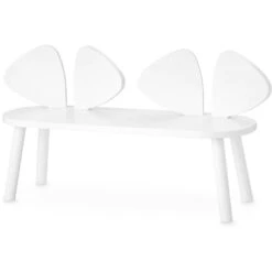 Nofred Mouse Bench, White