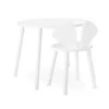 Nofred Mouse School Set, White 1 Nofred Mouse School Set, White -Gubi Furni Sales nofred mouse school set child chair table 6 10 years 0