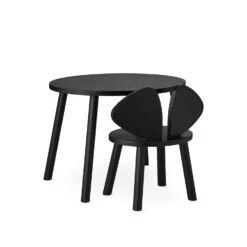 Nofred Mouse Table (2-5 Years), Black -Gubi Furni Sales nofred mouse table 39 cm 7