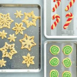 Nordic Ware Baker's Quarter Baking Tin 22x30 Cm -Gubi Furni Sales nordic ware naturals quarter baking sheet 3