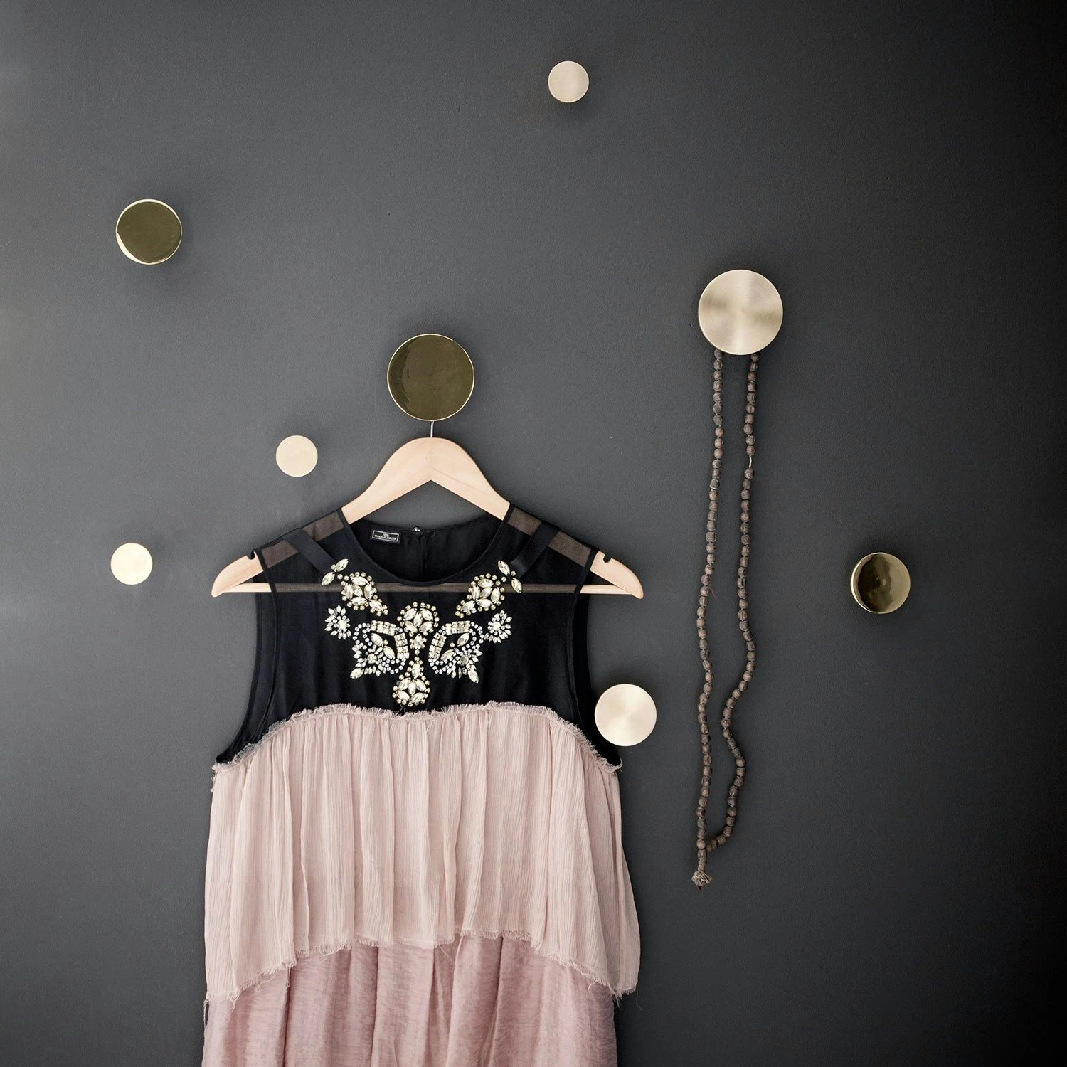 Coat Hook Medium, Brass 4 Coat Hook Medium, Brass - Image 2