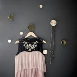 Genuine Coat Hook Medium, Brushed Brass -Gubi Furni Sales nordstjerne coat hook medium matt brass 1