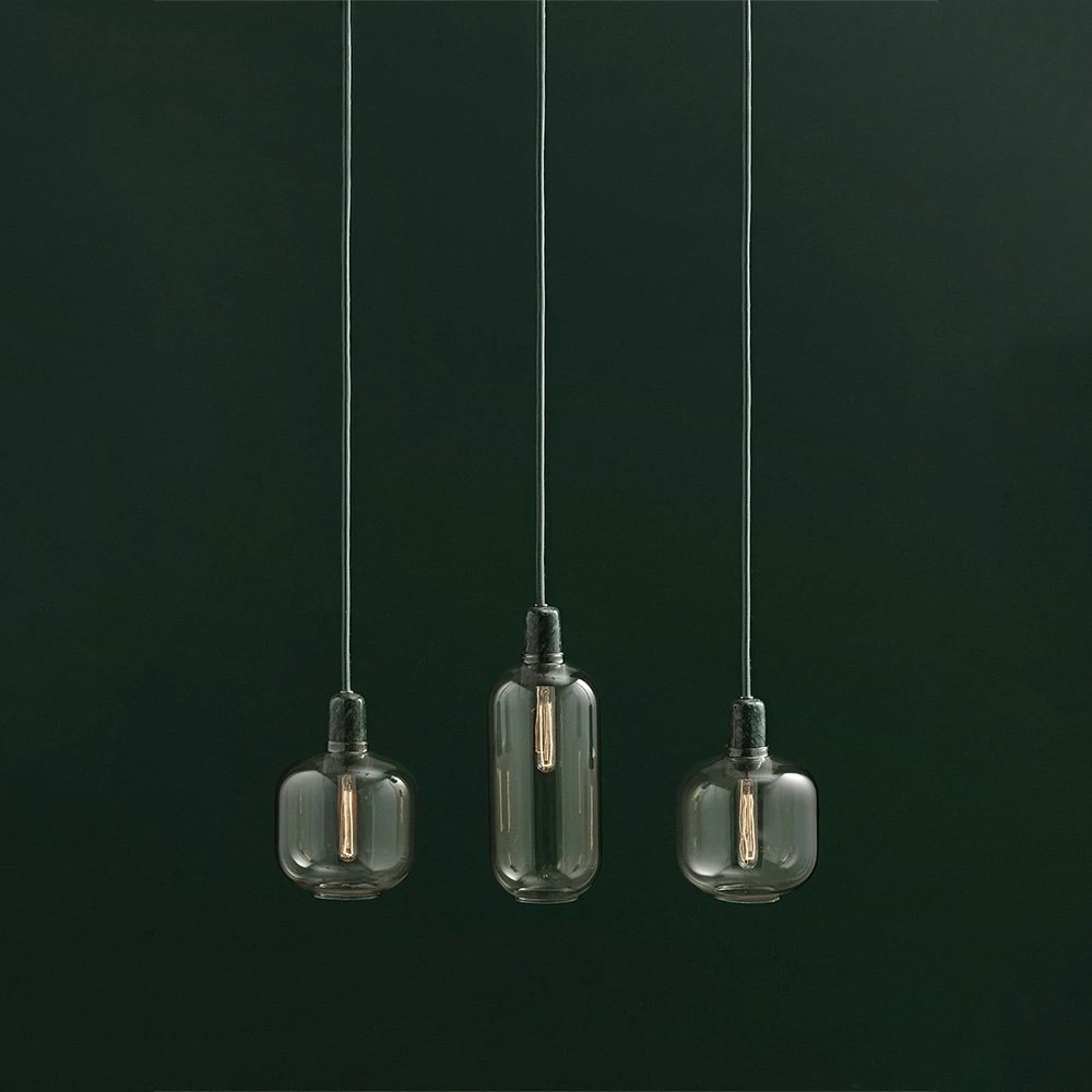 Normann Copenhagen Amp Pendant Large, Smoke/Brass 7 Normann Copenhagen Amp Pendant Large, Smoke/Brass - Image 5