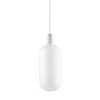Normann Copenhagen Amp Pendant Large, White/White Marble -Gubi Furni Sales normann copenhagen amp lamp large 9