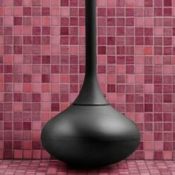 Normann Copenhagen Ballo Toilet Brush Head, Black -Gubi Furni Sales normann copenhagen ballo toilet brush head light grey 2 1