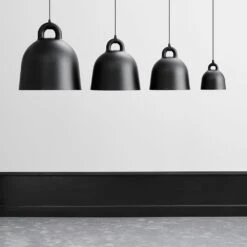 Normann Copenhagen Bell Pendant 350 Mm, Grey -Gubi Furni Sales normann copenhagen bell lamp small 1