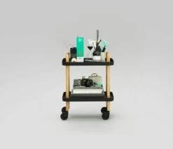 Normann Copenhagen Block Table Ø45 Cm, Black -Gubi Furni Sales normann copenhagen block table 45 cm 7