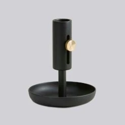 Northern Granny Candleholder Low, Black