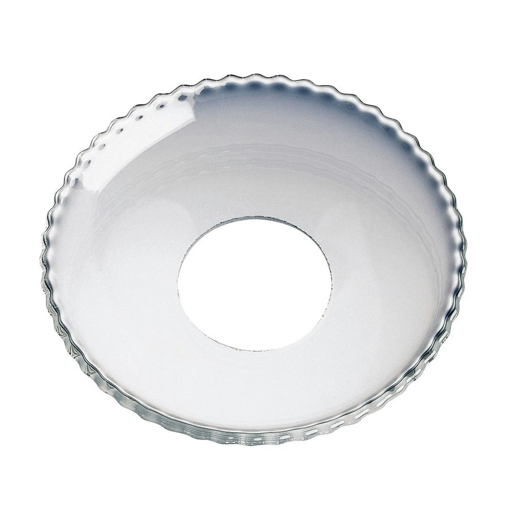 Candle Ring, Pearl Border 3 Candle Ring, Pearl Border