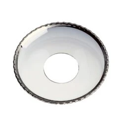 Candle Ring With Pearl Border/Silver