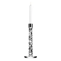 Orrefors Carat Candlestick 30 Cm, Clear