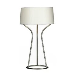 Aria Lamp (table) Stainless Steel/white