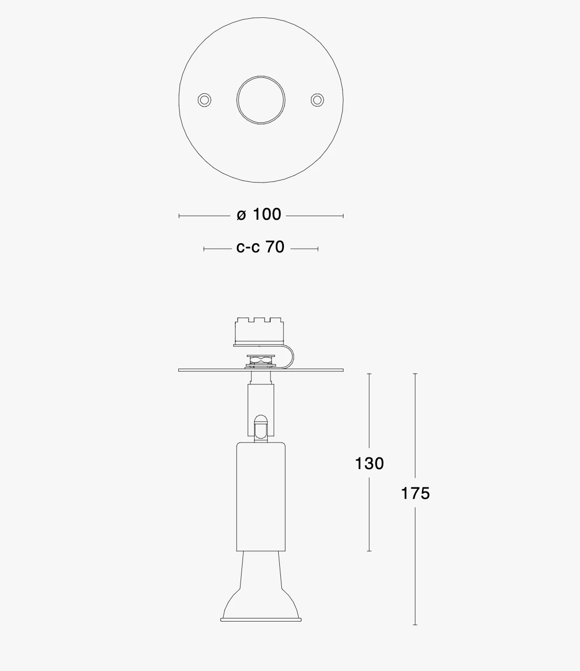 Star 1 Wall Lamp With Plate, Raw Brass 4 Star 1 Wall Lamp With Plate, Raw Brass - Image 2