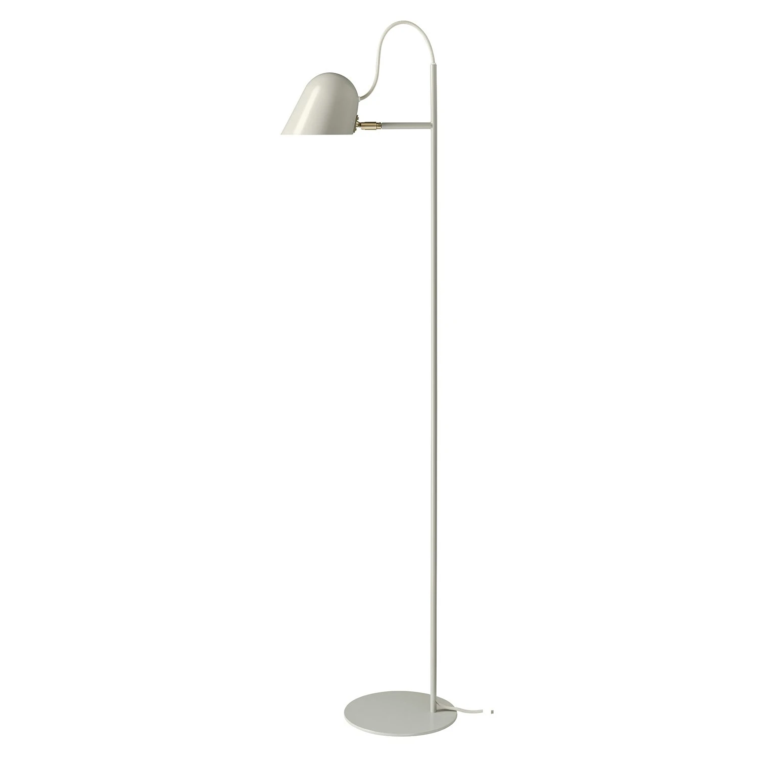 Streck Floor Lamp, Warm Grey/Brass 3 Streck Floor Lamp, Warm Grey/Brass