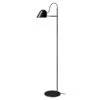 Streck Floor Lamp, Black/Brass